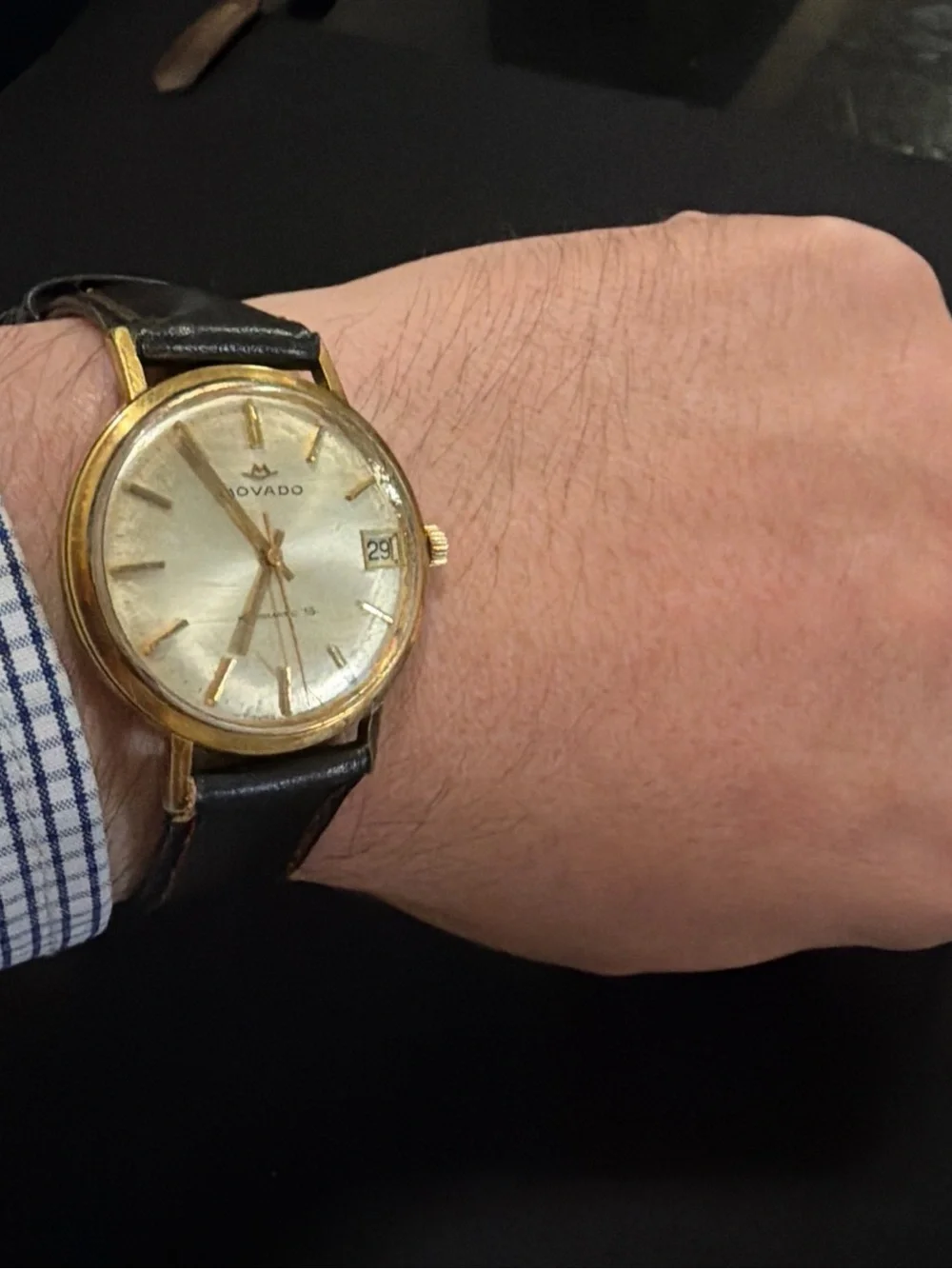 vintage movado kingmatic watch